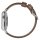 Nomad Strap Modern Leather pour Apple Watch 42/44/45/49 mm - Connecteur argent / Marron
