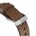 Nomad Strap Modern Leather pour Apple Watch 42/44/45/49 mm - Connecteur argent / Marron
