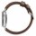 Nomad Strap Traditional Leather für Apple Watch 42/44/45/49 mm - Silber Connector / Braun