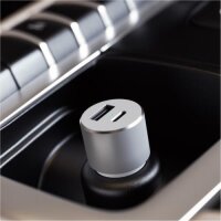 Satechi 72W Type-C PD Car Charger - Silber
