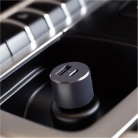 Satechi 72W Dual Type-C PD Car KFZ Ladegerät - Space Gray (Grau)