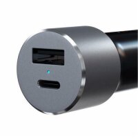 Satechi 72W Dual Type-C PD Car KFZ Ladegerät - Space Gray (Grau)