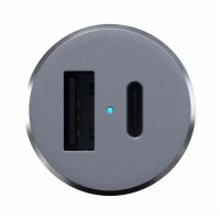 Satechi 72W Dual Type-C PD Car KFZ Ladegerät - Space Gray (Grau)