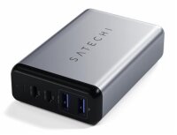Satechi 75W Dual Type-C PD Travel Charger - Space Gray (Grau)