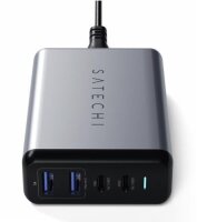 Satechi 75W Dual Type-C PD Travel Charger - Space Gray (Grau)