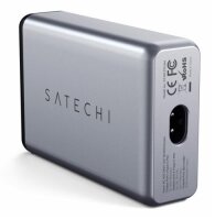 Satechi 75W Dual Type-C PD Travel Charger - Space Gray (Grau)