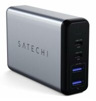 Satechi 75W Dual Type-C PD Travel Charger - Space Gray (Grau)
