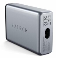 Satechi 75W Dual Type-C PD Travel Charger - Space Gray (Grau)