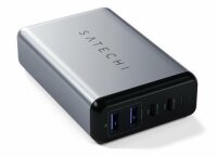 Satechi 75W Dual Type-C PD Travel Charger - Space Gray (Grau)