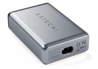 Satechi 75W Dual Type-C PD Travel Charger - Space Gray (Grau)