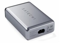Satechi 75W Dual Type-C PD Travel Charger - Space Gray (Grau)