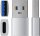 Satechi Aluminum Type-A to Type-C USB Adapter - Silber