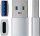 Satechi Aluminum Type-A to Type-C USB Adapter - Silber
