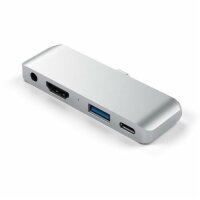Satechi Aluminum Type-C Mobile Pro Hub Adapter - Silber