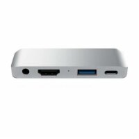 Satechi Aluminum Type-C Mobile Pro Hub Adapter - Silber