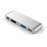 Satechi Aluminum Type-C Mobile Pro Hub Adapter - Silber