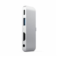 Satechi Aluminum Type-C Mobile Pro Hub Adapter - Silber