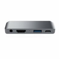 Satechi Aluminum Type-C Mobile Pro Hub Adapter - Space Gray (Grau)