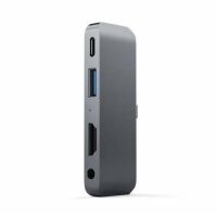 Satechi Aluminum Type-C Mobile Pro Hub Adapter - Space Gray (Grau)