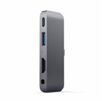 Satechi Aluminum Type-C Mobile Pro Hub Adapter - Space Gray (Grau)