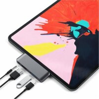 Satechi Aluminum Type-C Mobile Pro Hub Adapter - Space Gray (Grau)