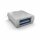 Satechi Aluminum Type-C to Type-A USB Adapter - Space Gray (Grau)