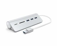 Satechi Aluminum USB 3.0 Hub und Card Reader - Silber