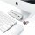 Satechi Aluminum USB 3.0 Hub und Card Reader - Silber