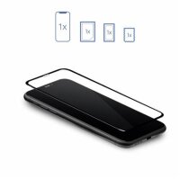 Woodcessories 3D Black Frame Premium Glass für Apple iPhone X/Xs/11 Pro