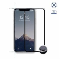 Woodcessories 3D Black Frame Premium Glass für Apple iPhone Xr/11