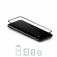 Woodcessories 3D Black Frame Premium Glass für Apple iPhone Xr/11