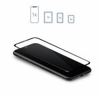 Woodcessories 3D Black Frame Premium Glass für Apple iPhone Xr/11