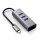 Satechi Type-C 2-in-1 - 3 Port USB 3.0 Hub und Ethernet - Space Grey (Grau)