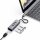 Satechi Type-C 2-in-1 - 3 Port USB 3.0 Hub und Ethernet - Space Grey (Grau)