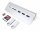 Satechi Type-C Aluminum USB Hub und Card Reader - Silber