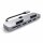 Satechi Type-C Clamp Hub Pro mit USB-C Datenanschluss/ Micro/SD Kartenlesegerät - Space Gray (Grau)