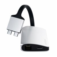 Satechi Type-C Dual Multimedia Adapter für MacBooks - Silber