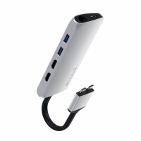 Satechi Type-C Dual Multimedia Adapter für MacBooks - Silber