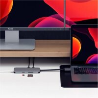Satechi Type-C Dual Multimedia Adapter für MacBooks - Space Gray (Grau)
