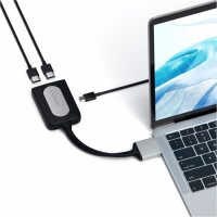 Satechi Type-C Dual zu HDMI DUAL 4K 60Hz Adapter - Silber