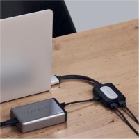 Satechi Type-C Dual zu HDMI DUAL 4K 60Hz Adapter - Silber