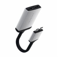 Satechi Type-C Dual zu HDMI DUAL 4K 60Hz Adapter - Silber