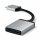 Satechi Type-C Dual zu HDMI DUAL 4K 60Hz Adapter - Silber