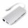 Satechi Type-C Multimedia Adapter für Macbook / Geräte mit USB-C Anschluss - Silber