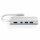 Satechi Type-C Multimedia Adapter für Macbook / Geräte mit USB-C Anschluss - Silber