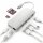 Satechi Type-C Multi-Port Hub 4K Ethernet für MacBooks / Geräte mit USB-C Anschluss - Silber