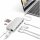Satechi Type-C Multi-Port Hub 4K Ethernet für MacBooks / Geräte mit USB-C Anschluss - Silber