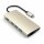 Satechi Type-C Multi-Port Hub 4K Ethernet V2 für Geräte mit USB-C Anschluss - Gold