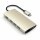 Satechi Type-C Multi-Port Hub 4K Ethernet V2 für Geräte mit USB-C Anschluss - Gold