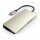 Satechi Type-C Multi-Port Hub 4K Ethernet V2 für Geräte mit USB-C Anschluss - Gold